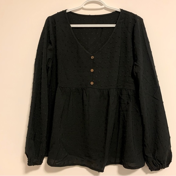 Black blouse - Picture 3 of 4